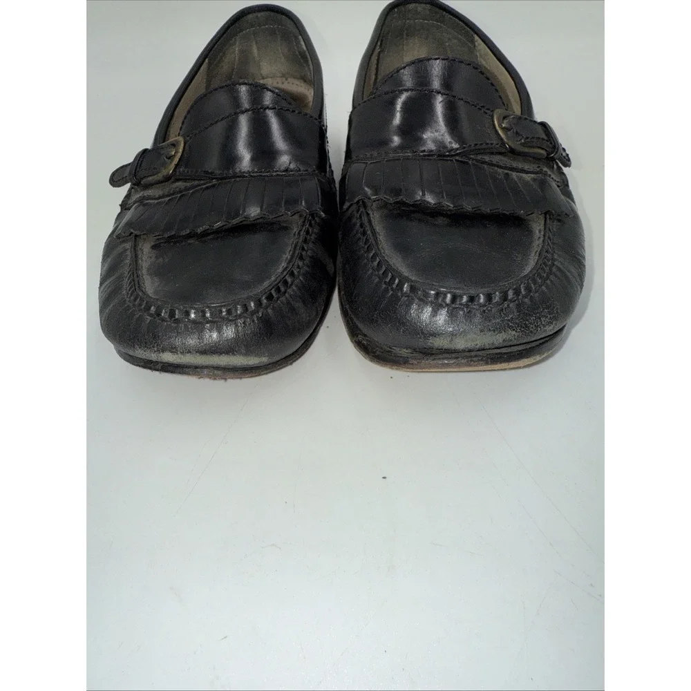 Cole Haan Men's Fringe Black Slip-on Loafer Size 9 D